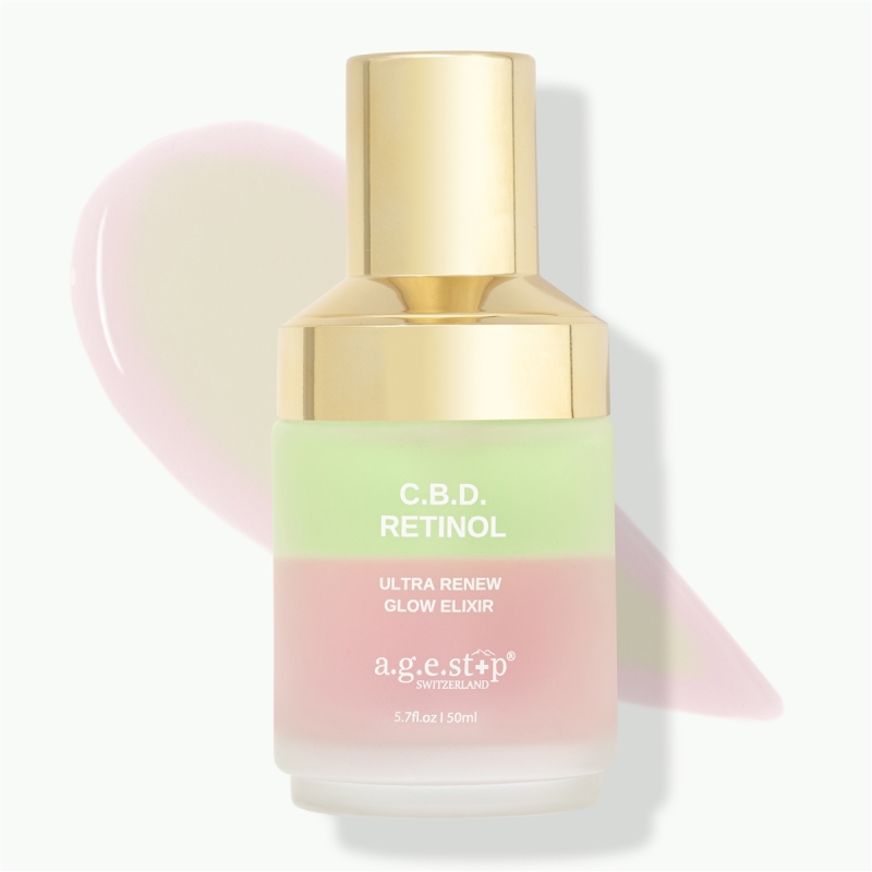 Tinh chất Retinol kháng viêm, làm dịu và phục hồi cho làn da căng bóng Agestop C.B.D. Retinol Glow Elixir