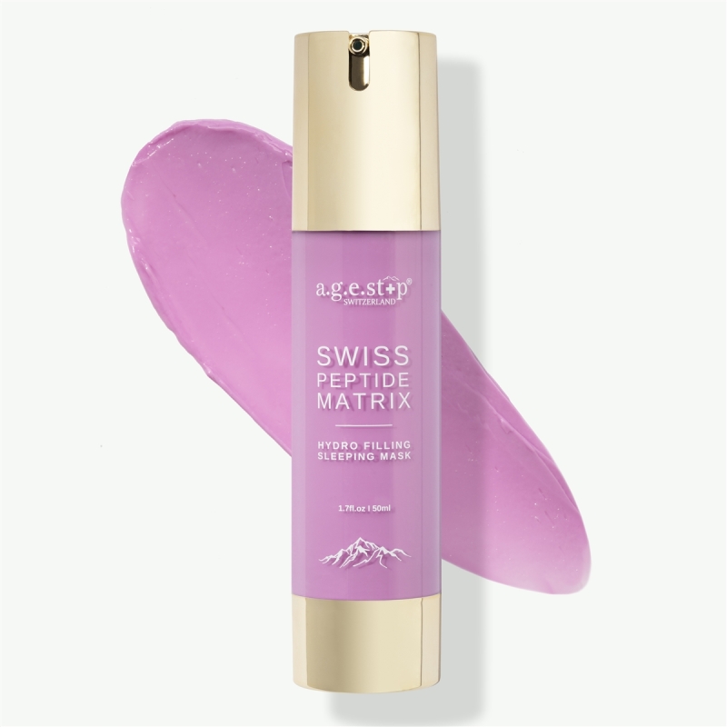 Mặt nạ ngủ qua đêm giúp phục hồi nâng cơ và căng bóng da hoàn hảo _ Agestop Swiss Peptide Matrix Sleeping Mask
