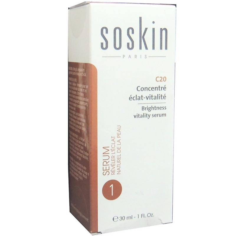 Tinh Chất Dưỡng Trắng Và Trẻ Hóa Da  Soskin Brightness Vitality Serum