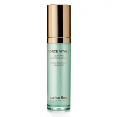Huyết thanh trị mụn viêm cân bằng dầu và se khít chân lông Swissline force vitale aqua pure clarifying serum - 30 ml