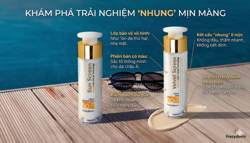 Kem Chống Nắng Frezyderm Kiềm Dầu Có Màu SPF 50+ Che Khuyết Điểm Hoàn Hảo