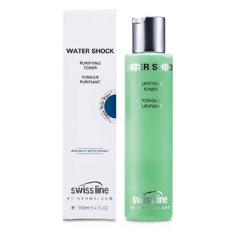Dung dịch cân bằng độ Ph và se khít chân lông Swissline Water Shock Purifying Toner