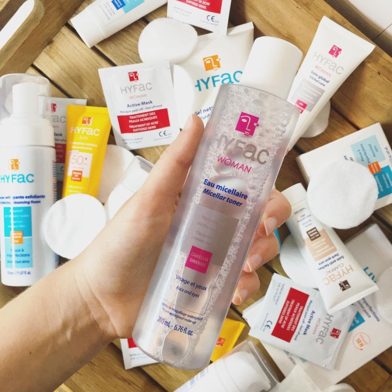 HYFAC woman micellar toner _ Nước tẩy trang chiết xuất từ trà trắng