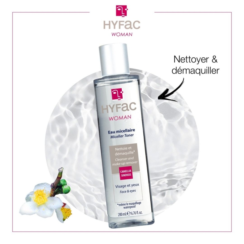 HYFAC woman micellar toner _ Nước tẩy trang chiết xuất từ trà trắng