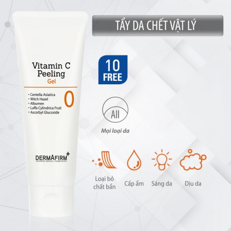 Tẩy Da Vật Lý Dermafirm Vitamin C Peeling Gel