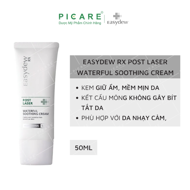EASYDEW POST LAZER WATERFUL SOOTHING CREAM CALMS & MOISTURIZE SENSITIVE SKIN
