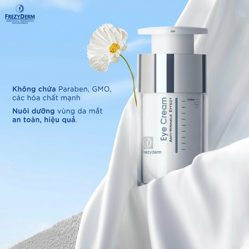 Kem Frezyderm Anti-Wrinkle Eye Cream: Đánh bay nếp nhăn, trẻ hóa vùng mắt