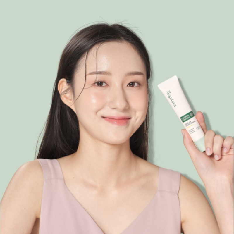 Easydew Calming Control Tone Up Cover Cream 40ml _ Kem nền chống nắng trang điểm phục hồi,làm dịu làn da nhạy cảm và dầu mụn
