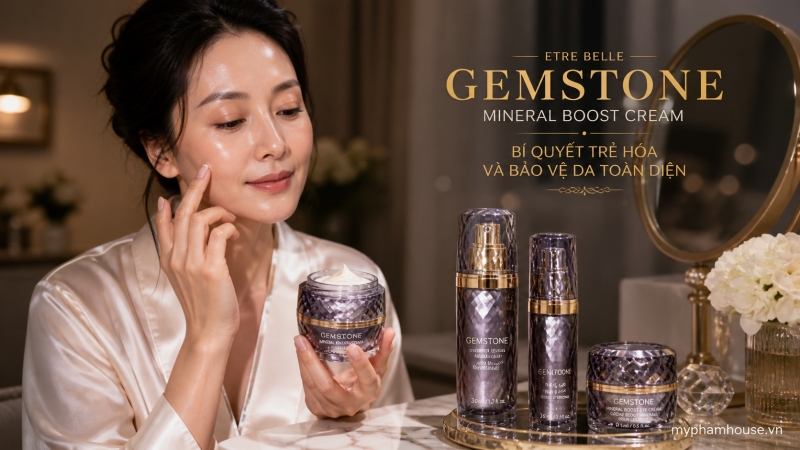 Etre Belle Gemstone Mineral Boost Cream: Nâng Tầm Làn Da Với Khoáng Chất Quý Giá