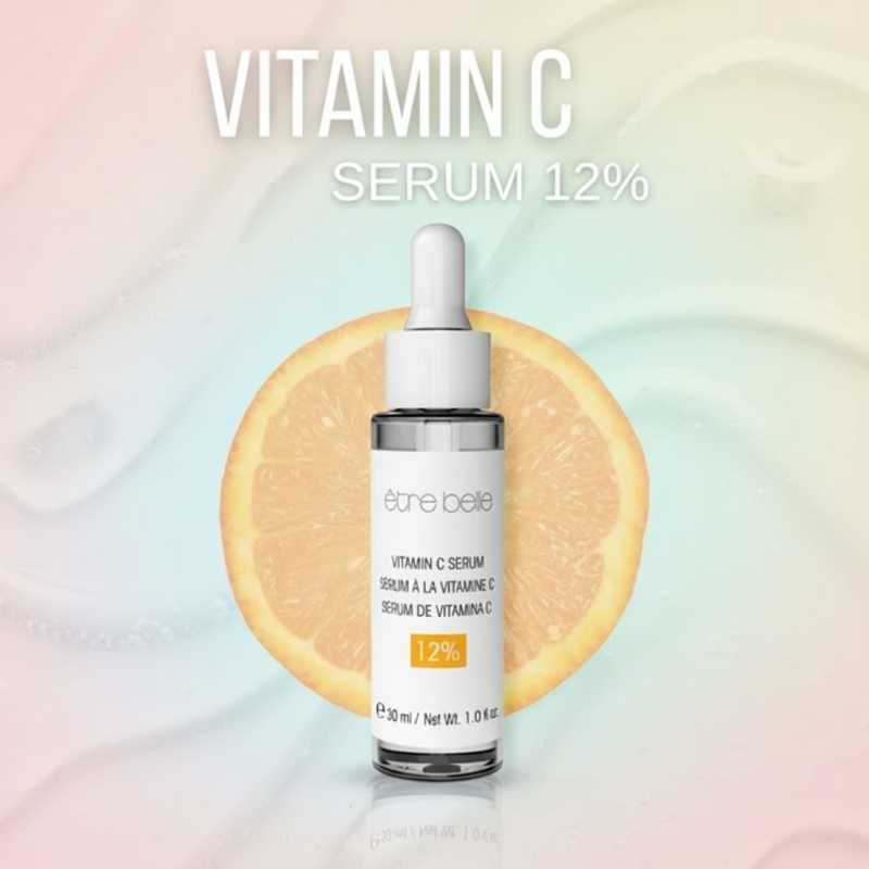 Etre Belle Serum Vitamin C 12% Chống Oxy Hóa Mạnh Mẽ, Sáng Da Mờ Thâm Nám