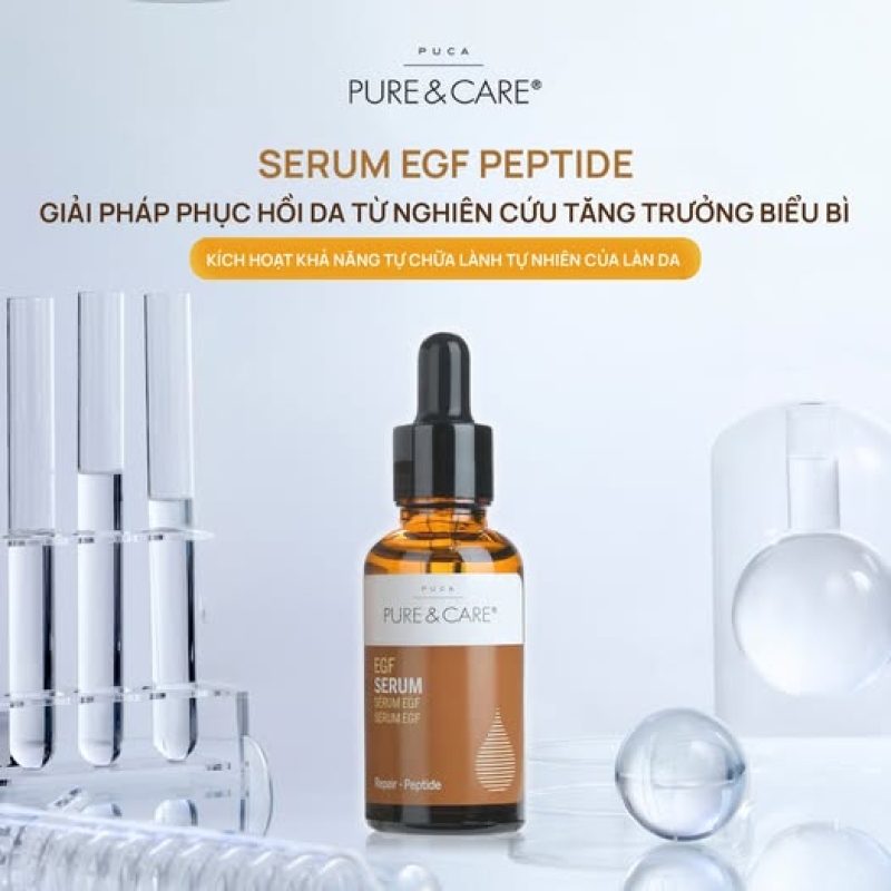 EGF Peptide Serum _ Tinh chất tăng trưởng biểu bì & tái tạo tế bào 