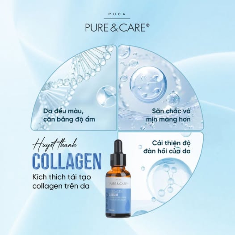 Tinh chất tăng sinh collagen & trẻ hóa da Pure & Care Collagen Serum
