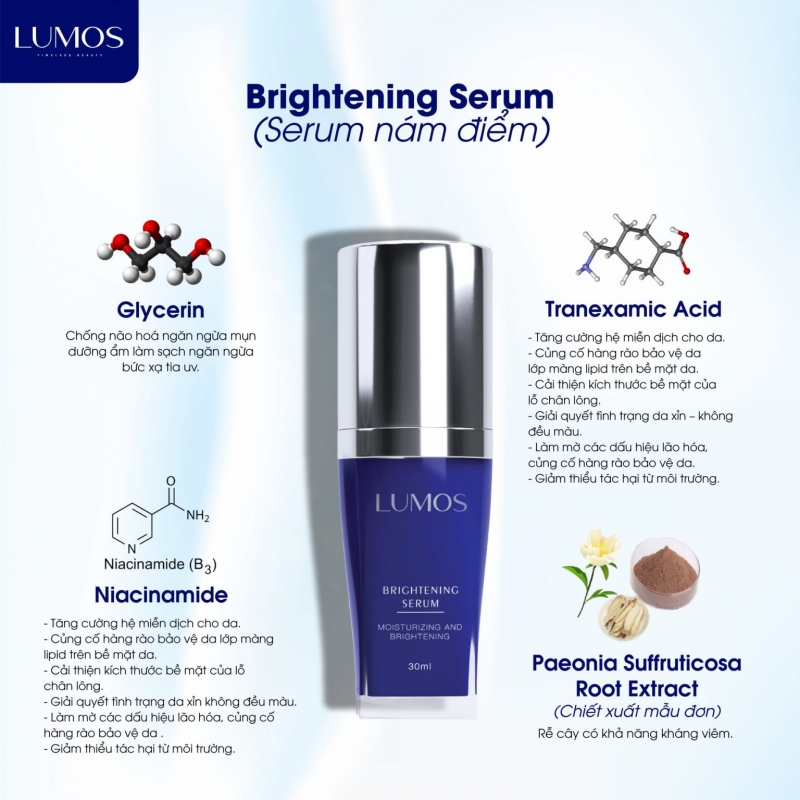 Lumos Brightening Serum_Tinh chất làm sáng và đều màu da đột phá (Nám điểm)