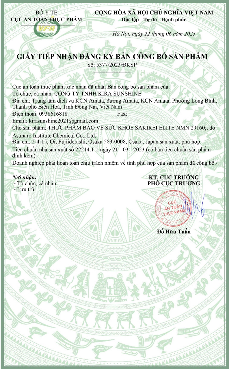 Kích Hoạt Thanh Xuân Cùng Viên Uống NMN Sakirei Elite 29160