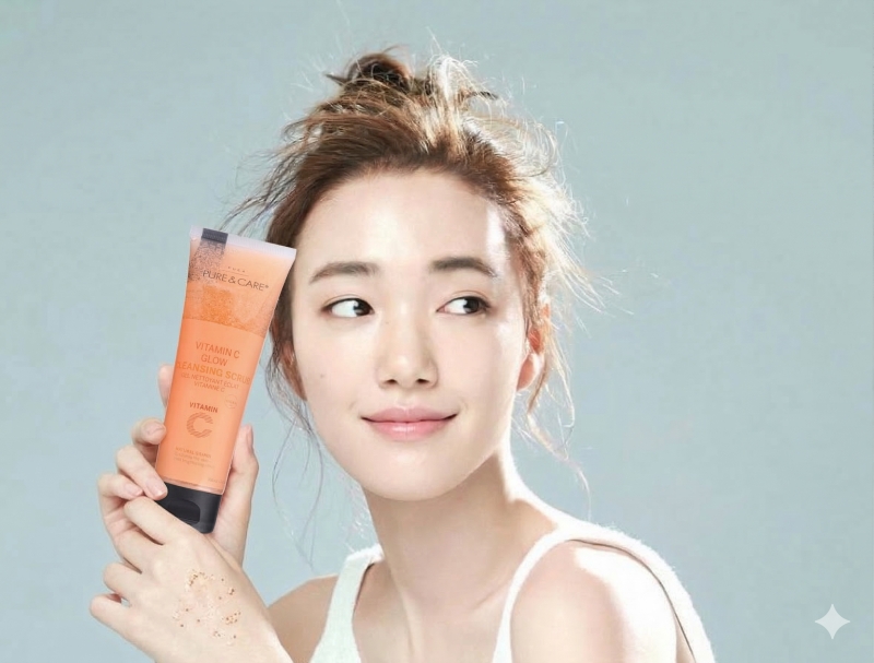 Gel Tẩy Tế Bào Chết Vitamin C Pure And Care - Sáng Da, Mịn Màng Rạng Rỡ