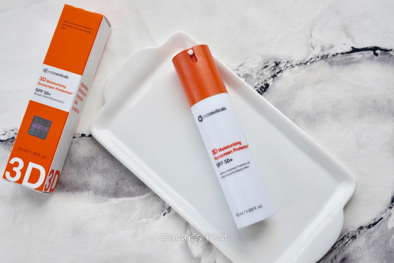 MD ceuticals 3D moisturizing sunscreen protection