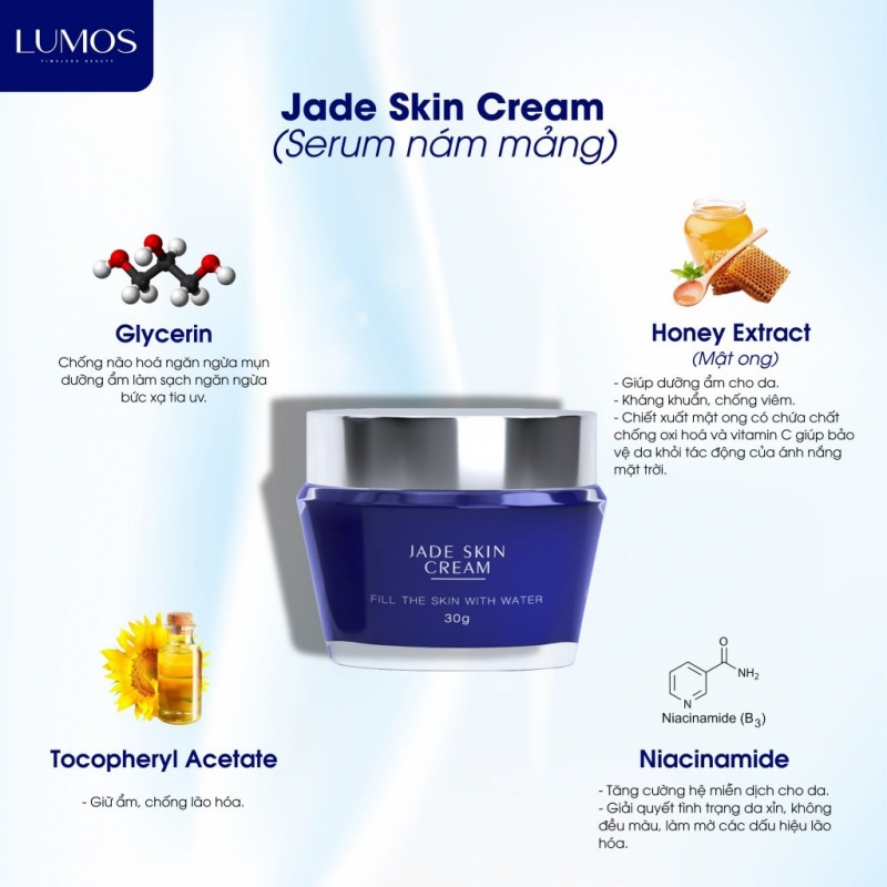 Lumos Jade Skin Cream_Kem trị nám mảng chuyên sâu (Nám mảng)