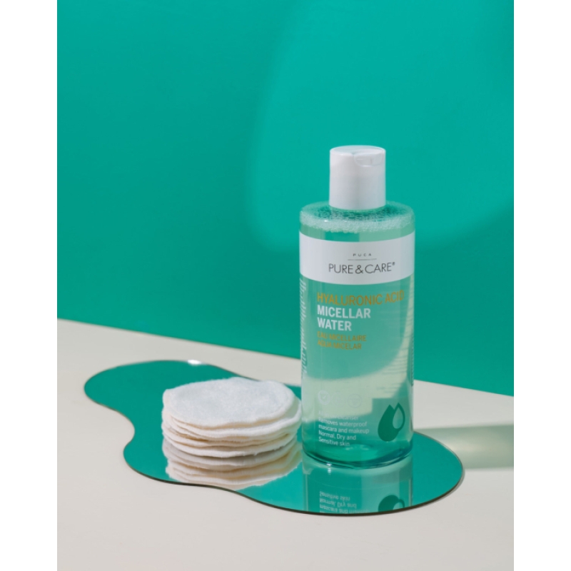 Nước tẩy trang cho da khô nhạy cảm _ Pure & Care Hyaluronic Acid Micellar Water