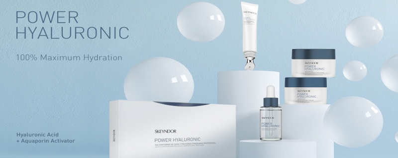 Skeyndor Power Hyaluronic Intensive Moisturising Cream 50ml_ Kem dưỡng cấp nước và phục hồi cho da khô nhạy cảm