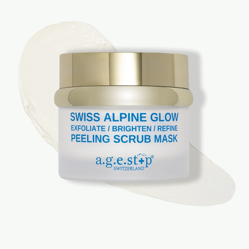 Mặt nạ khoáng tẩy tế bào chết làm sáng và tinh khiết làn da _  Agestop Swiss Alpine Glow Peeling Scrub Mask