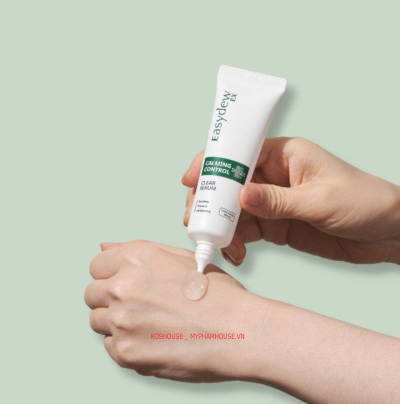 Easydew Calming Control Clear Serum 30ml _ Tinh chất trị mụn viêm, mụn ẩn, da mẫn đỏ và kích ứng da
