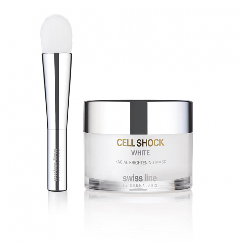 Mặt Nạ Đặc Trị Nám Và Trắng Sáng Da Swissline CSW Facial Brightening Mask