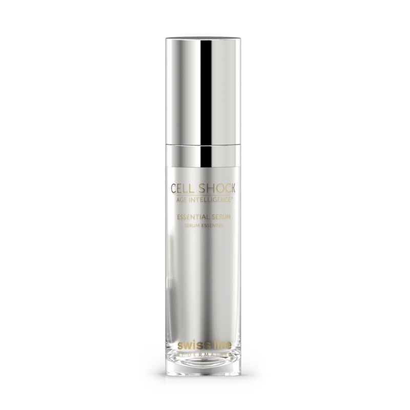 Huyết thanh vi sinh nuôi dưỡng và tái tạo làn da đột phá Swissline cell shock age intelligence essential serum