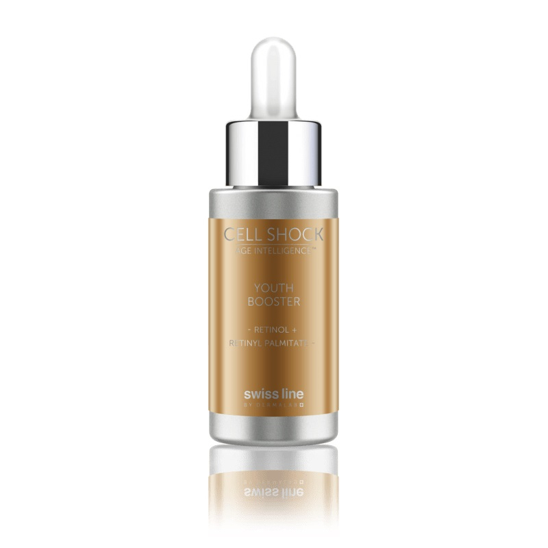 Booster retinol xóa nếp nhăn và trẻ hóa da hoàn hảo Swissline cell shock age intelligence youth booster 
