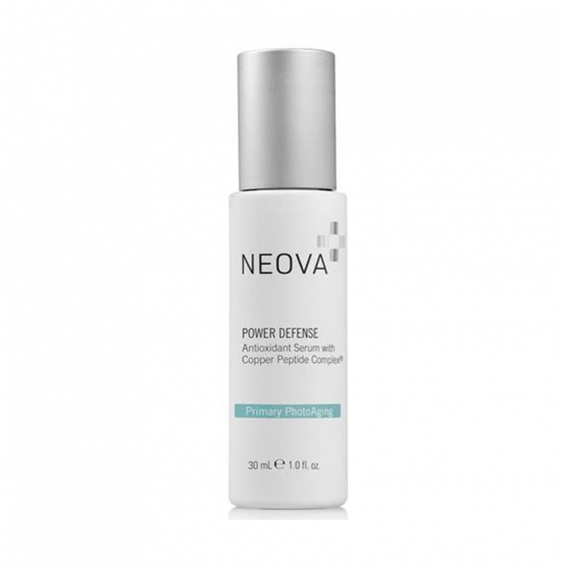 Serum tăng sinh tế bào và dưỡng trẻ hóa da Neova power defense antioxidant serum with copper peptide complex