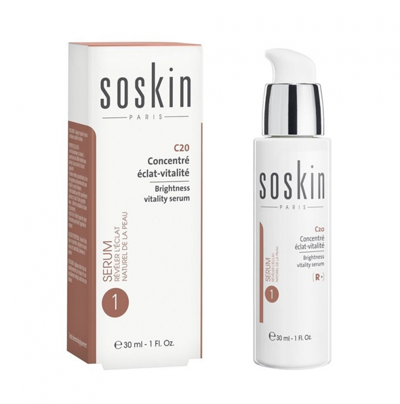 Tinh Chất Dưỡng Trắng Và Trẻ Hóa Da  Soskin Brightness Vitality Serum