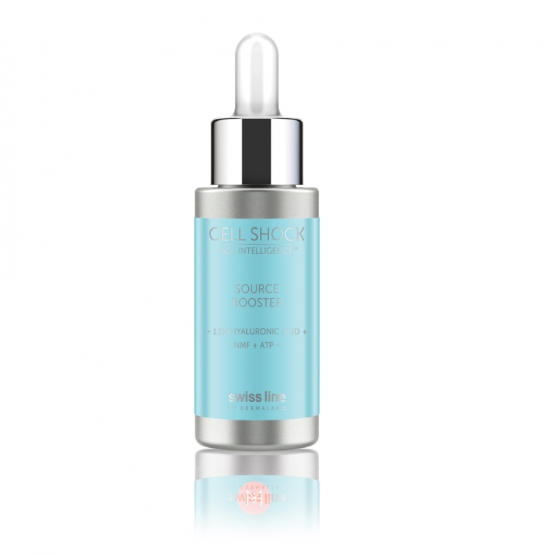 Booster cấp nước chuyên sâu làm đầy nếp nhăn Source Booster 1.5% Hyaluronic Acid + NMF + ATP