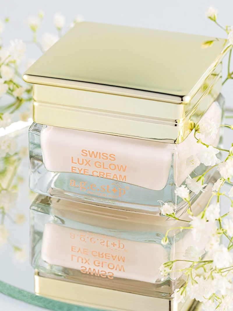 Kem dưỡng mắt giúp làm sáng, giảm nếp nhăn, thâm quầng và bọng mắt _ Agestop Swiss Lux Glow Eye Cream