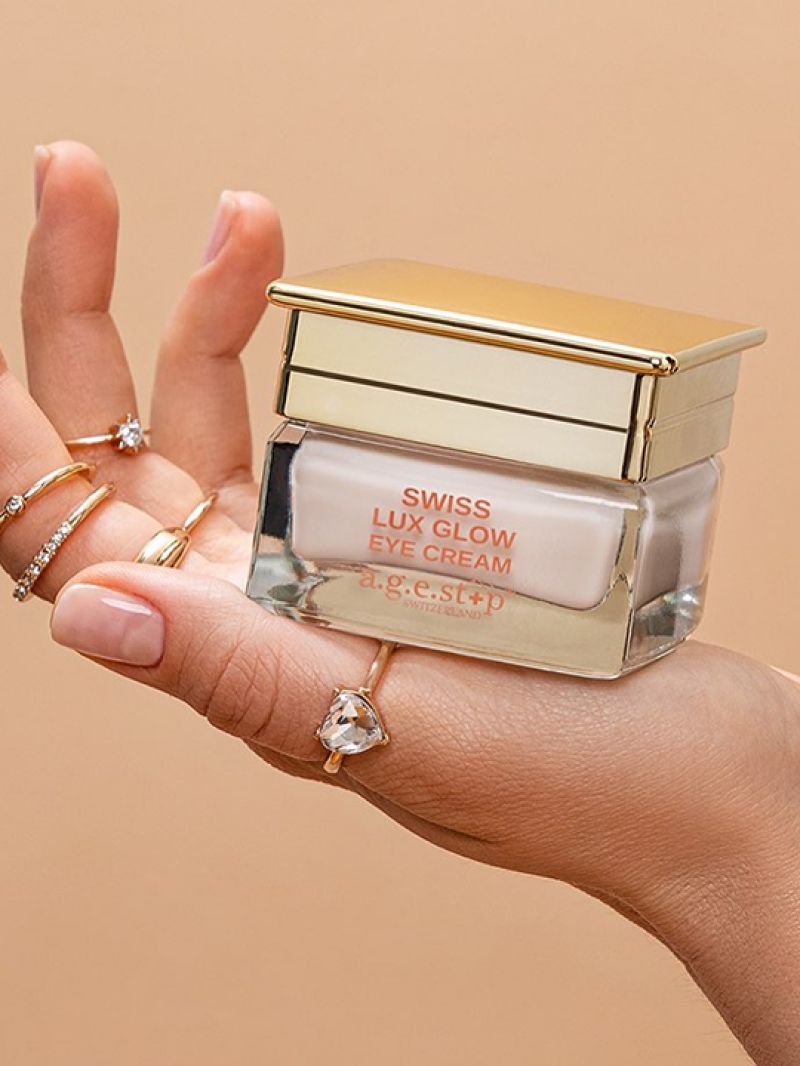 Kem dưỡng mắt giúp làm sáng, giảm nếp nhăn, thâm quầng và bọng mắt _ Agestop Swiss Lux Glow Eye Cream