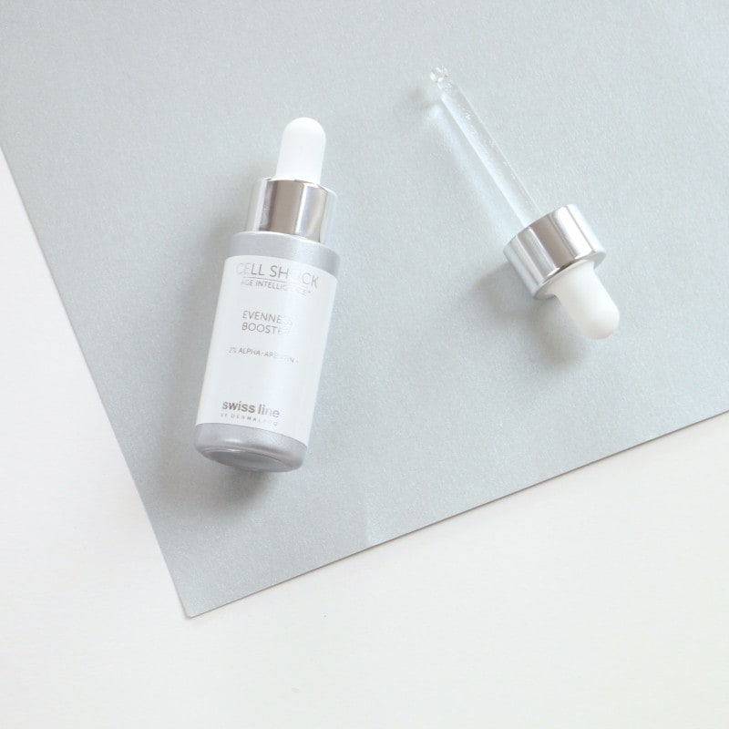 Booster Alpha Arbutin đặc trị sạm nám và làm trắng da Swissline Cell Shock Evenness Booster 2% Alpha-Arbutin