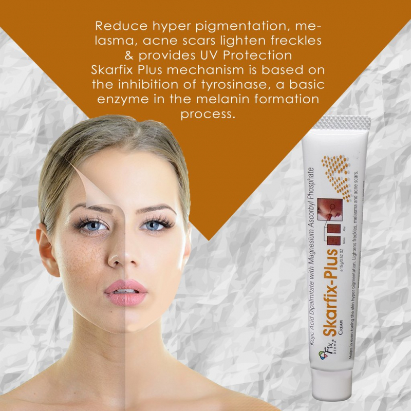 Kem đặc trị nám đốm nâu và chống tăng sắc tố da Fixderma Skarfix Plus Cream