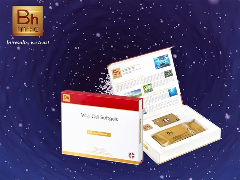 Bhm+d Vital Cell Softgels Vegetal Premium Extracts _ Viên uống tế bào gốc chiết xuất noãn thực vật giúp hồi sinh tuổi xuân và trẻ hóa tế bào toàn diện