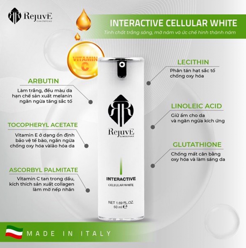 Rejuve Cellular White_ Kem làm trắng sáng đột phá