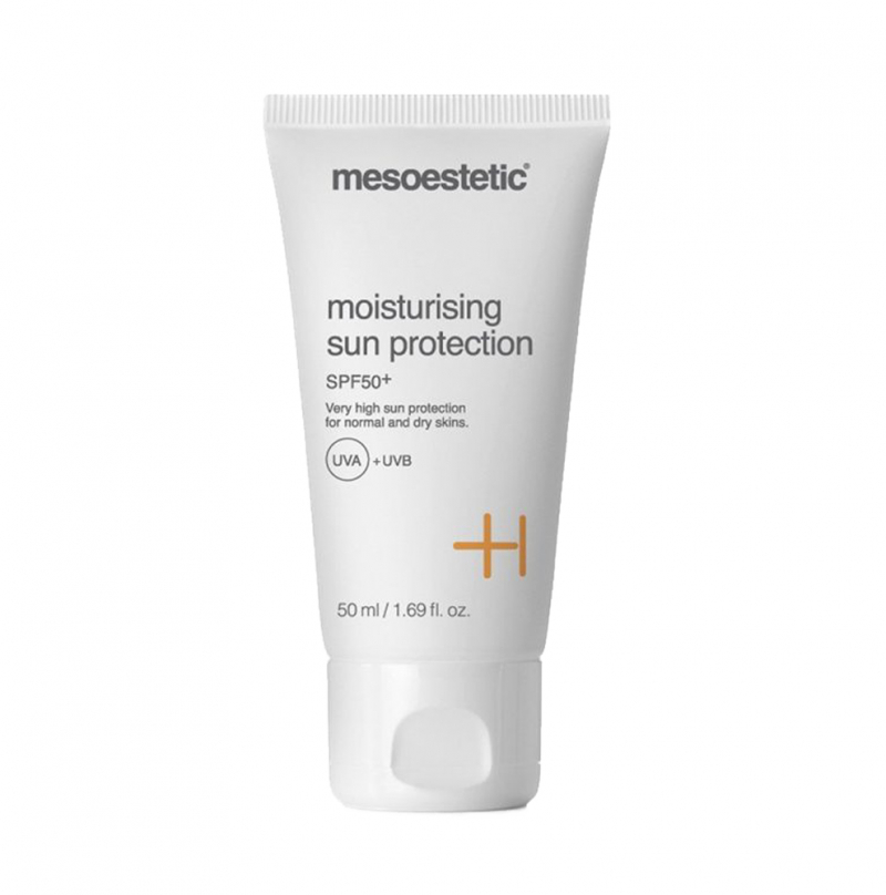 Kem chống nắng dưỡng ẩm v&agrave; bảo vệ da Mesoestetic moisturizing sun protection spf 50+ 