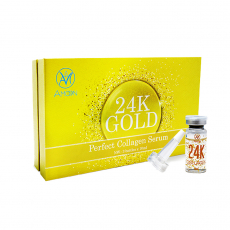 Tinh chất v&agrave;ng 24K t&aacute;i tạo v&agrave; chống l&atilde;o h&oacute;a da ho&agrave;n hảo 24K gold perfect collagen serum - Hộp/3 x 10ml