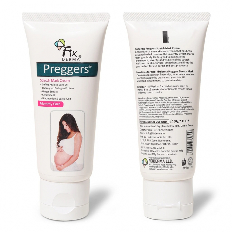 Kem chống rạn da trước và sau sinh Fixderma Preggers Stretch Mark Cream