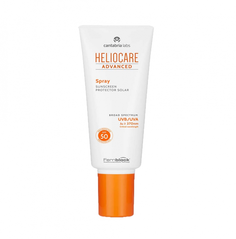 Heliocare Advanced Spray SPF 50_ Kem chống nắng phổ rộng dạng xịt kháng nước