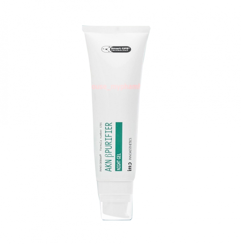 INNO DERMA Innoaesthetics Akn ßPurifier Night Gel _ Gel đặc trị dành cho da dầu, mụn và phục hồi tổn thương da sau viêm