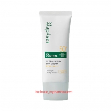 Easydew Ex UV Control Ultra Shield Sun Cream SPF50+_ Kem chống nắng bảo vệ và phục hồi dành cho da khô nhạy cảm sau lazer - 50ml
