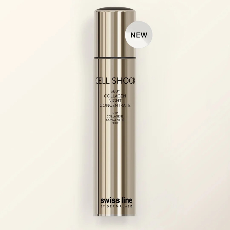 Tinh Chất NAD Swissline 360° Collagen Night Concentrate Giảm Nếp Nhăn, Trẻ Hóa Da Ban Đêm