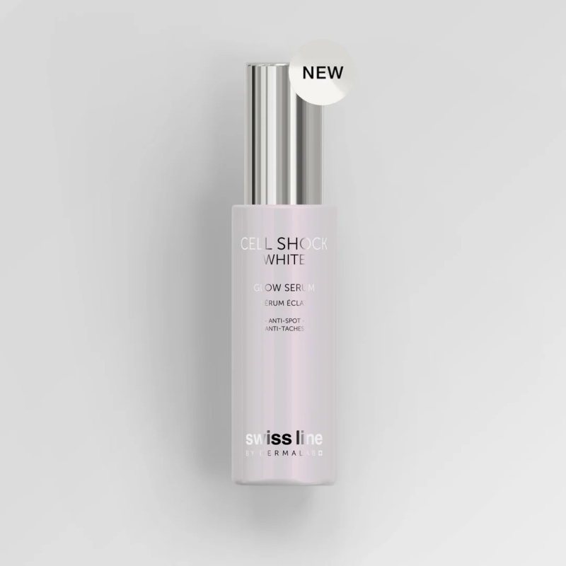 Tinh chất làm trắng sáng và hỗ trợ trị đốm nâu hoàn hảo _ Swissline Cell Shock White Glow Serum Anti Spot 30ml